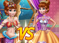 Frozen Anna Sereia vs Princesa
