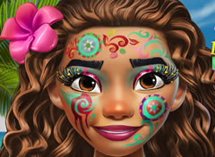 Maquiagem Exótica da Princesa Moana